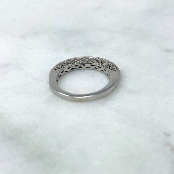 Michael Drechsler MDJ Mocha Diamond 0.16 CTW Sterling Silver 925 Ring, Size 5 - Picture 9 of 12